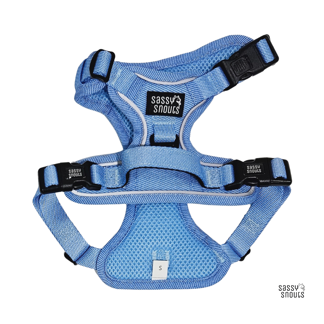 Denim harness on sale